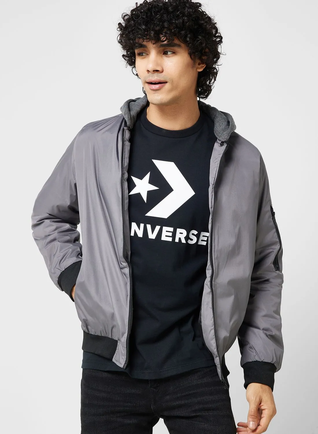 Seventy Five Jersey Hooded Jacket