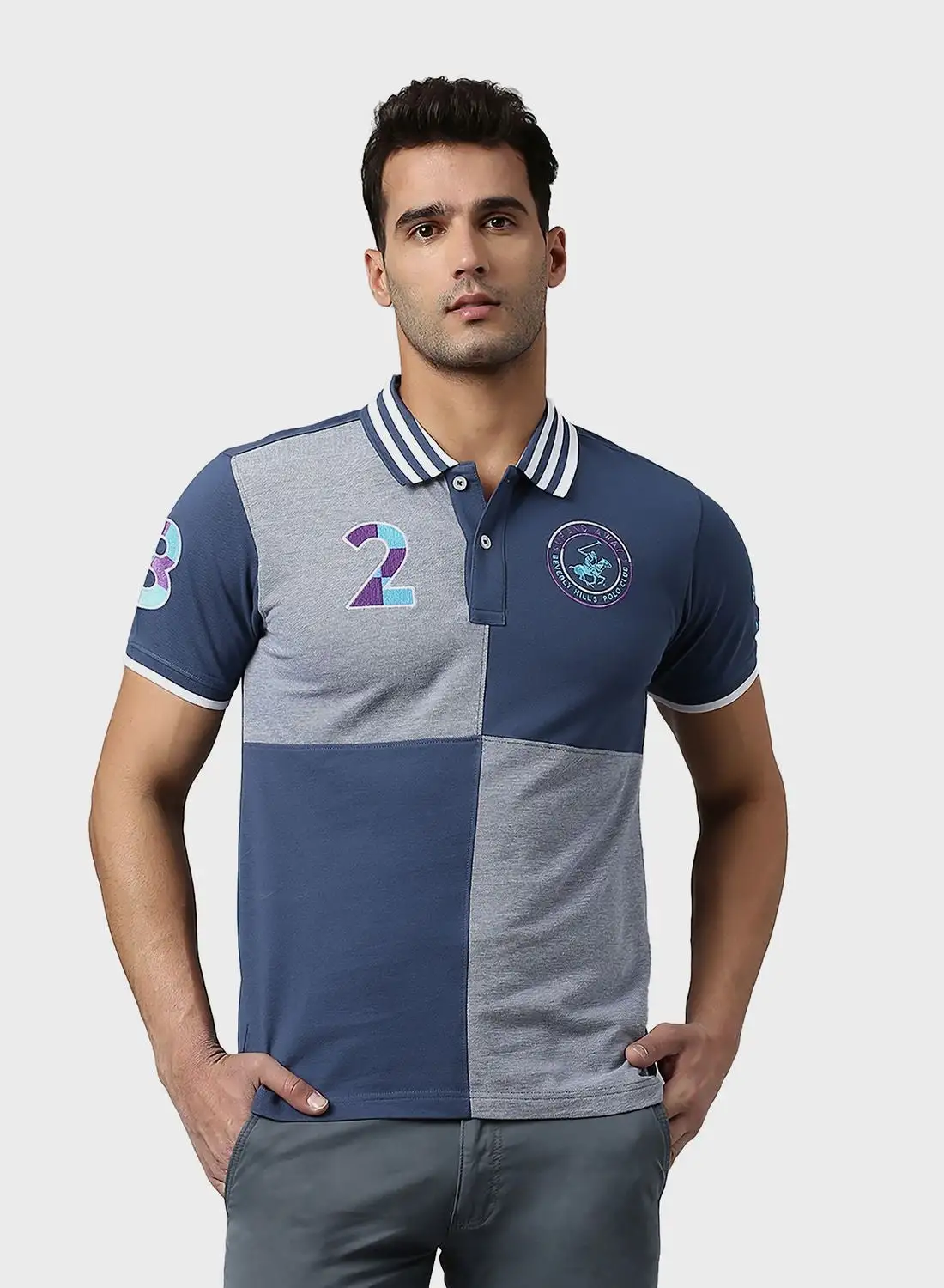 bhpoloclub Color Block Polo