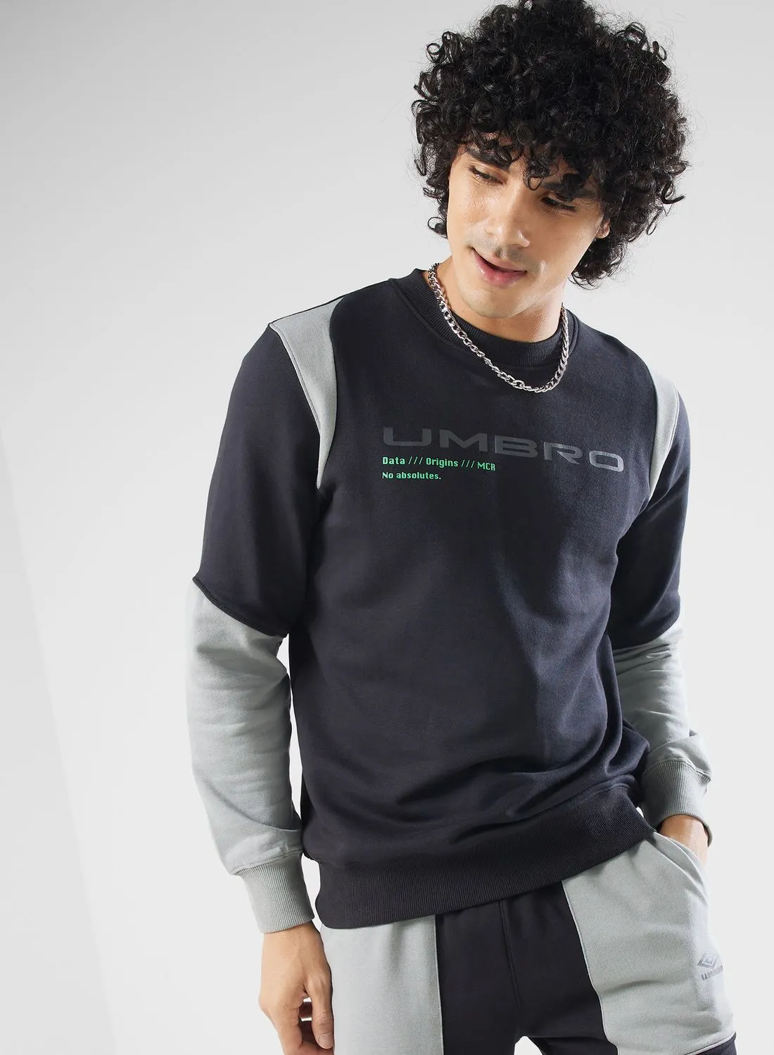 umbro Utility Paneled Sweatshirt