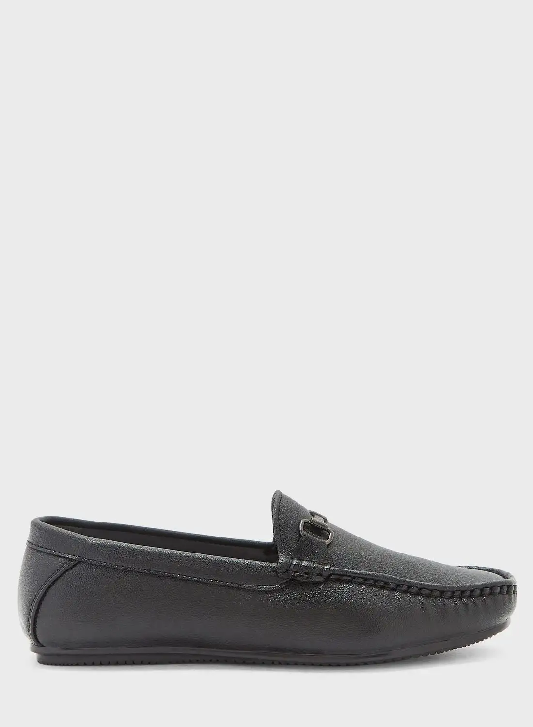 Robert Wood Trim Detail Casual Loafers