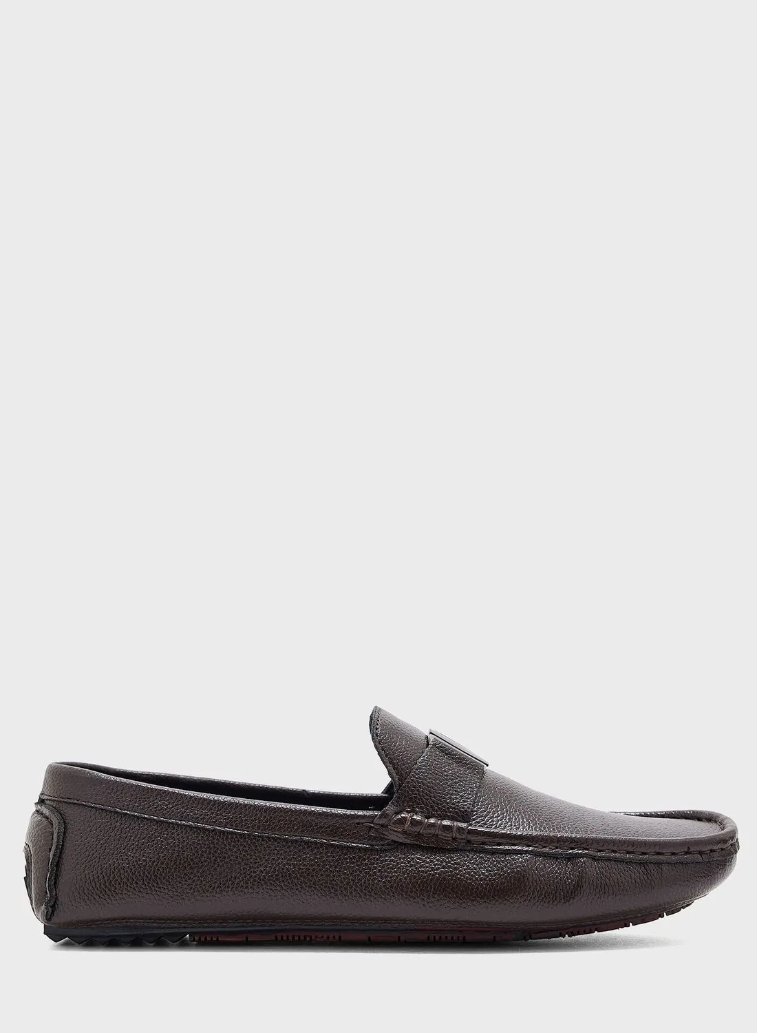 Robert Wood Trim Detail Loafers