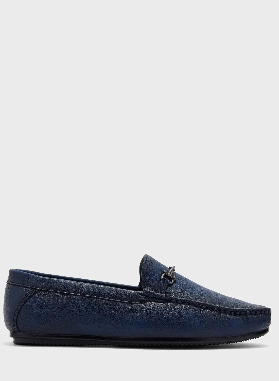 Robert Wood Trim Detail Casual Loafers