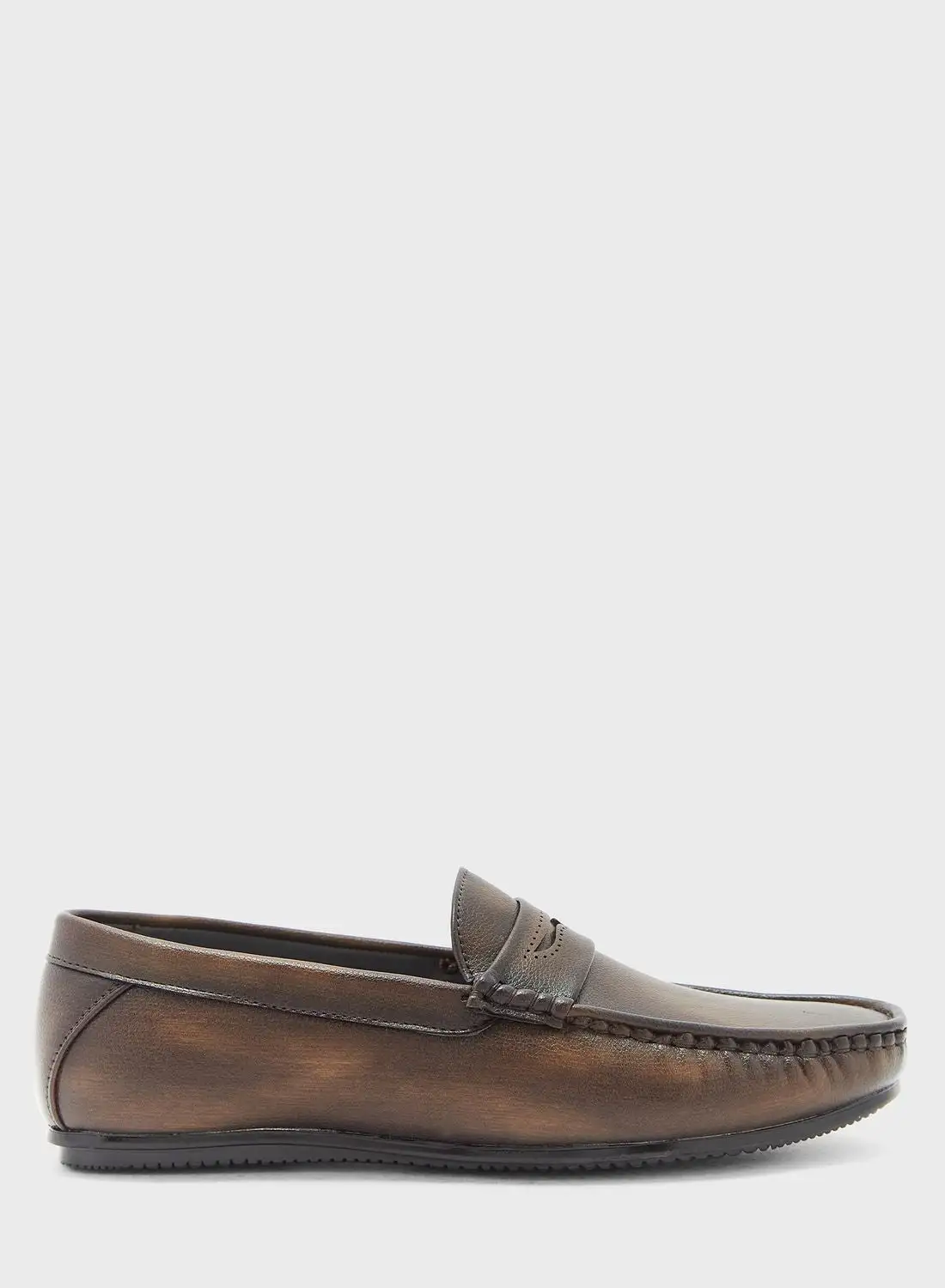 Robert Wood Casual Saddle Detail Loafers