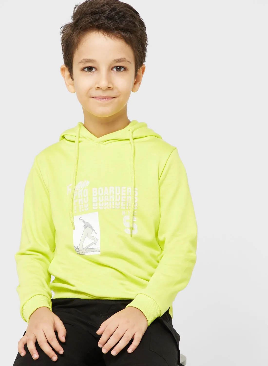 Pinata Night Glow Radium Printed Hoodie For Boys