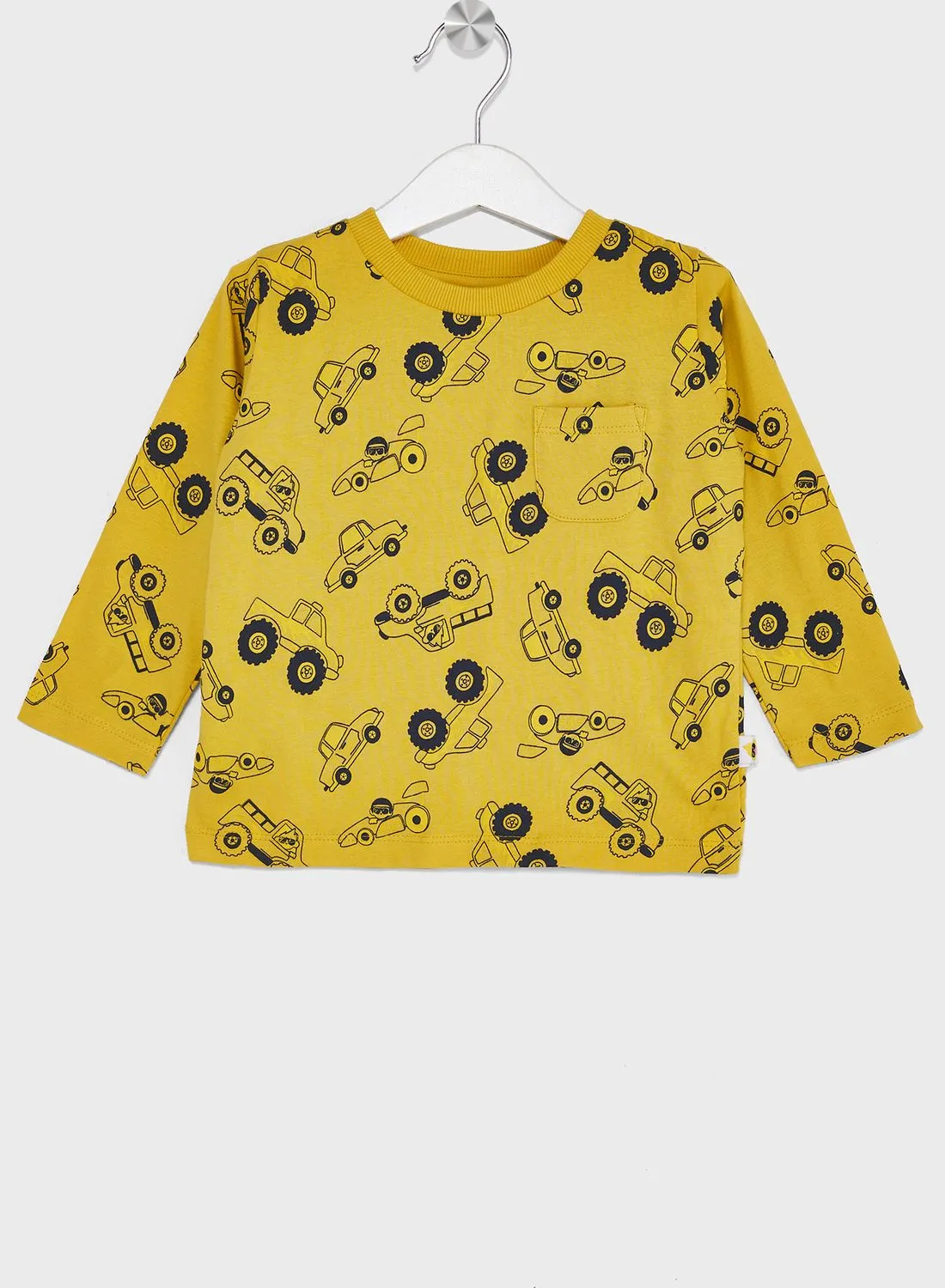 Cheekee Munkee Kids Vehicle Print T-Shirt