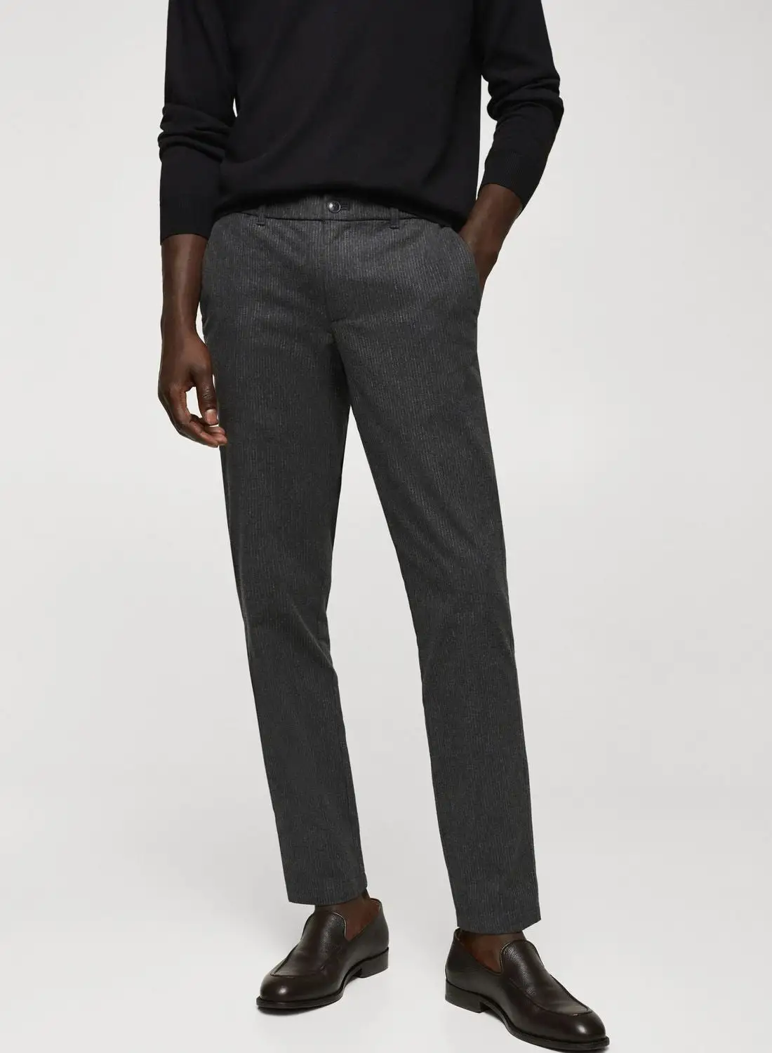 Mango Man Essential Straight Fit Pants