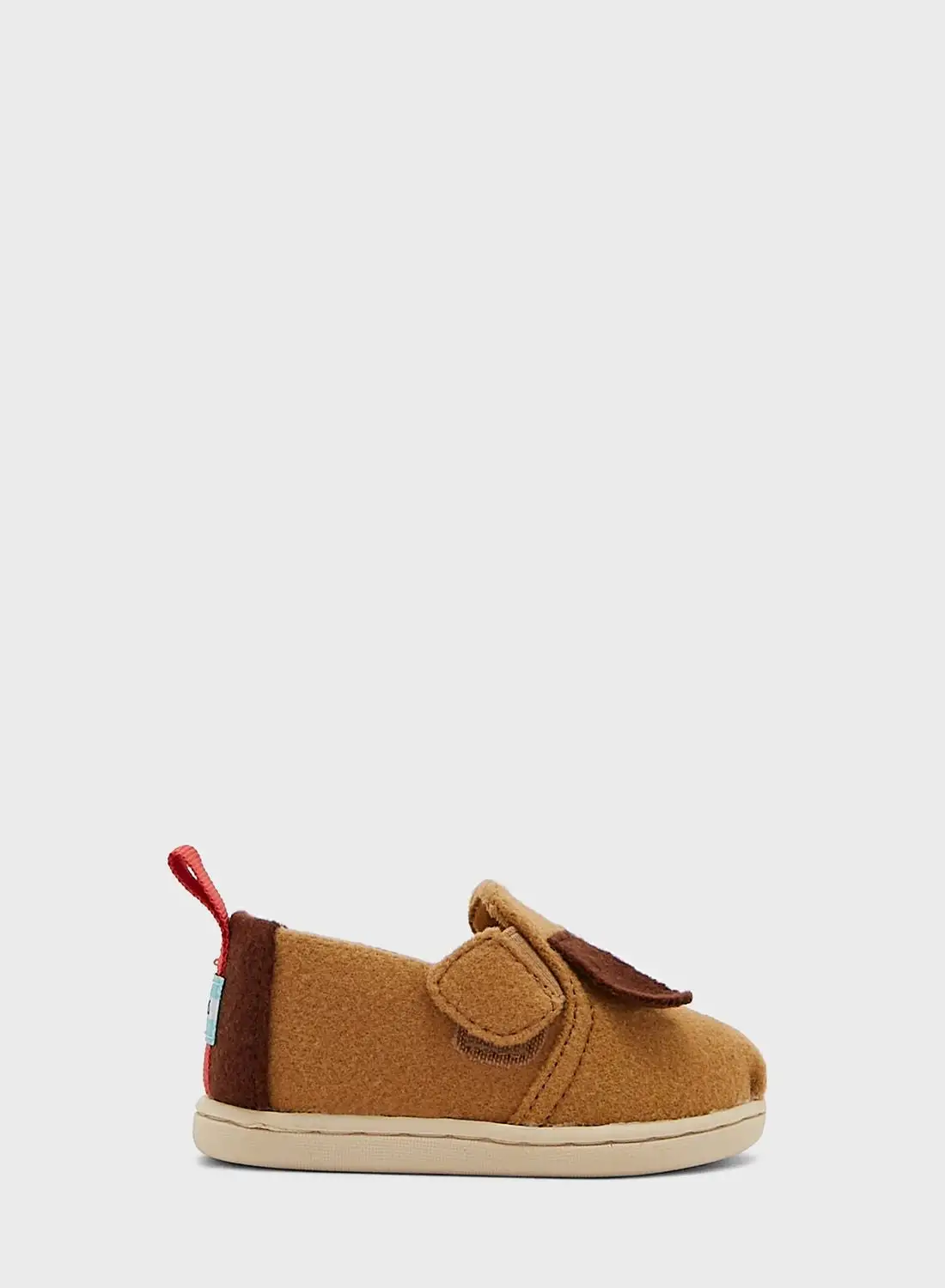 TOMS Kids Puppy Detail Slip Ons