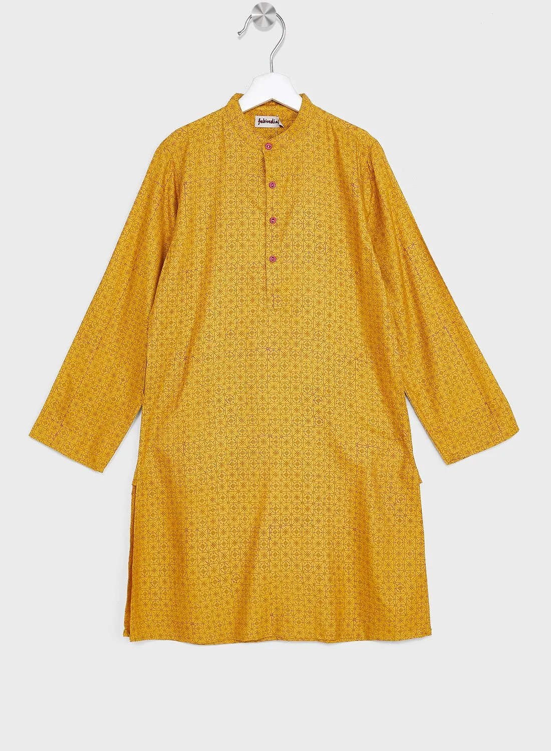 Fabindia Kids Printed Long Kurta