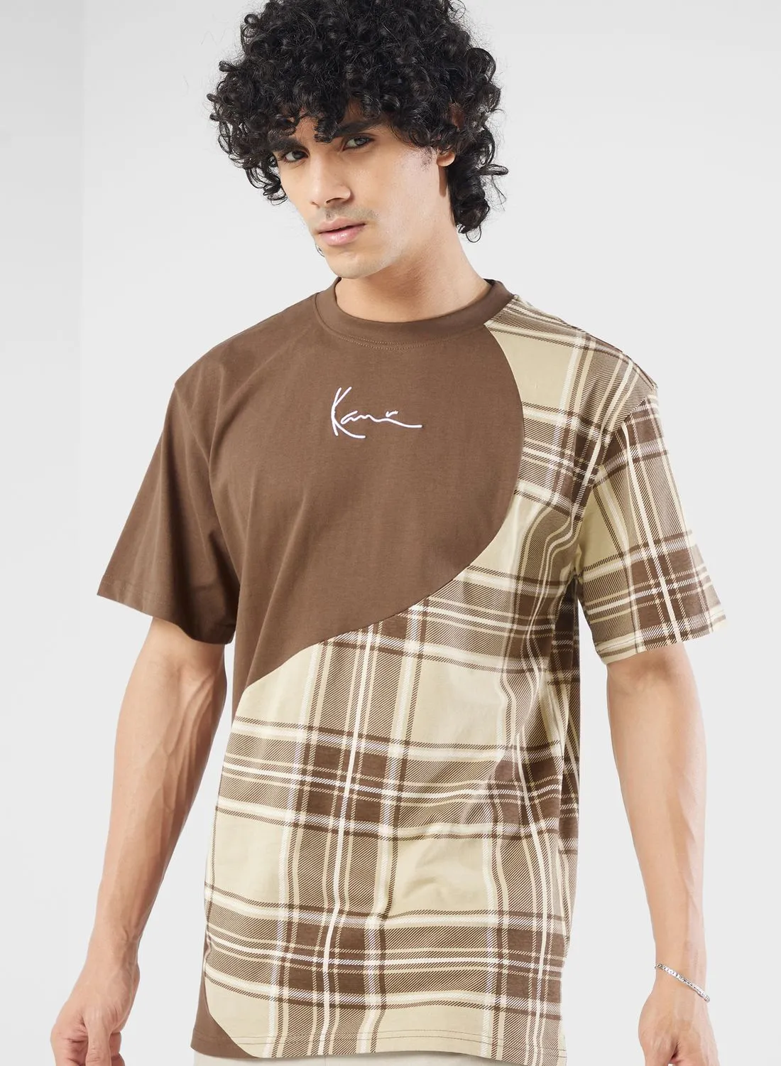 Karl Kani Small Signature Wavy Block T-Shirt