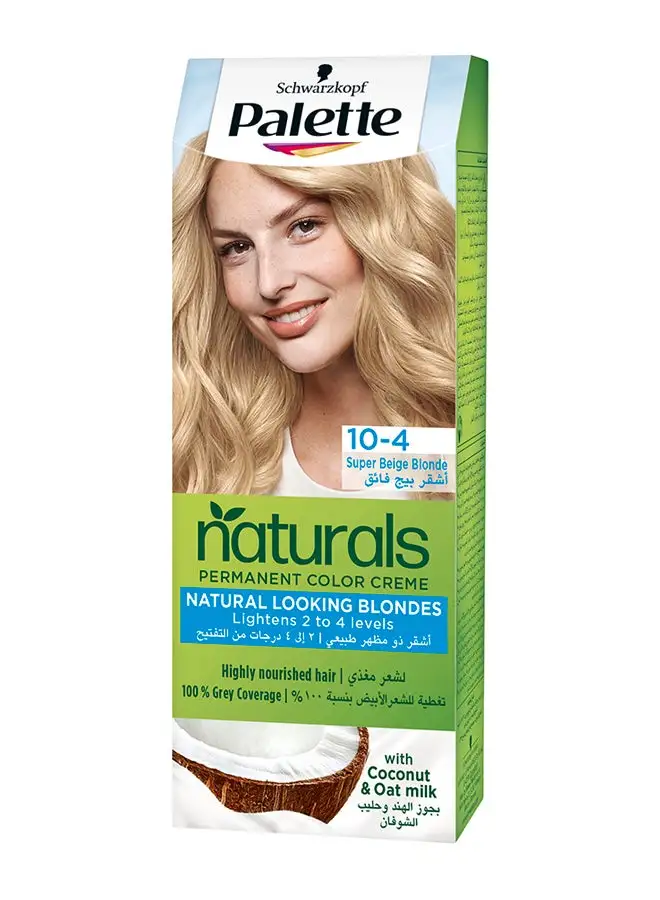 Palette Permanent Naturals Color Creme 10-4 Super Beige Blonde 110ml