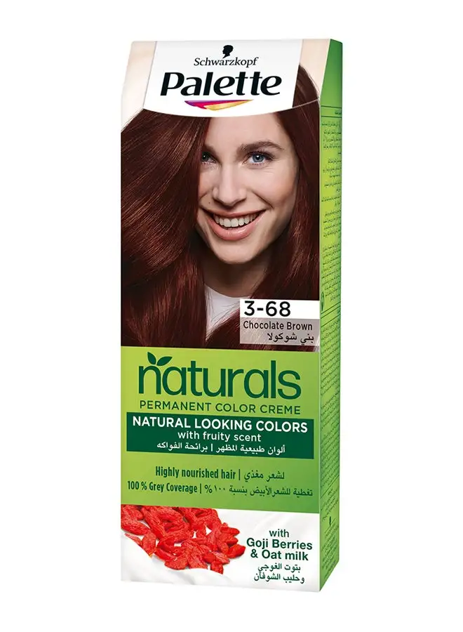 Palette Permanent Naturals Color Creme 3-68 Chocolate Brown 110ml