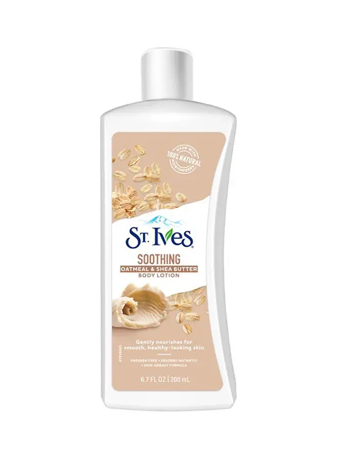 ST. Ives Soothing Oatmeal And Shea Butter Body Lotion White 200ml