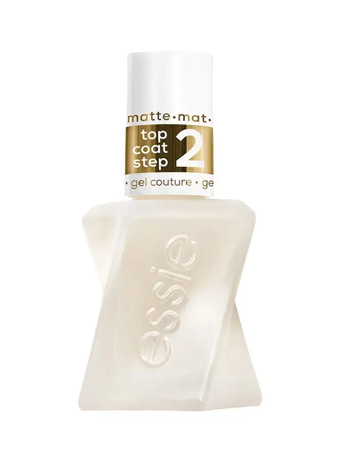 essie Gel Couture Longwear Nail Polish, Matte Top Coat 13.5Ml