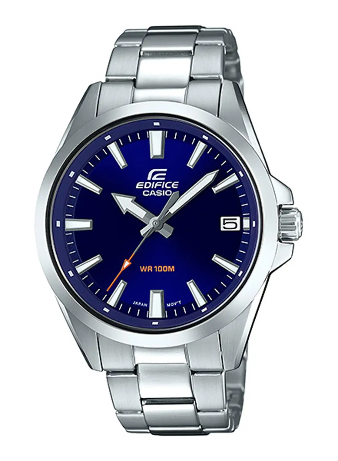 CASIO Men's Analog Stainless Steel Wrist Watch EFV-100D-2AVUDF - 42 Mm