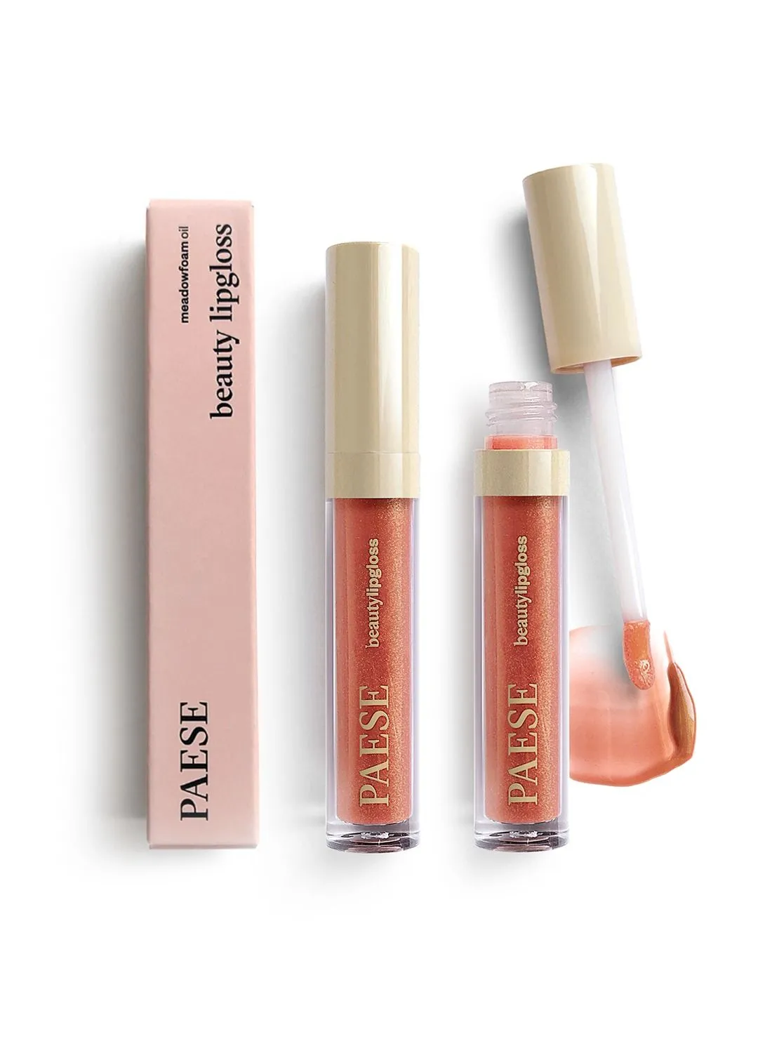 Paese Beauty Lip Gloss, Creamy Texture, Non Sticky Formula, 05 Glazed