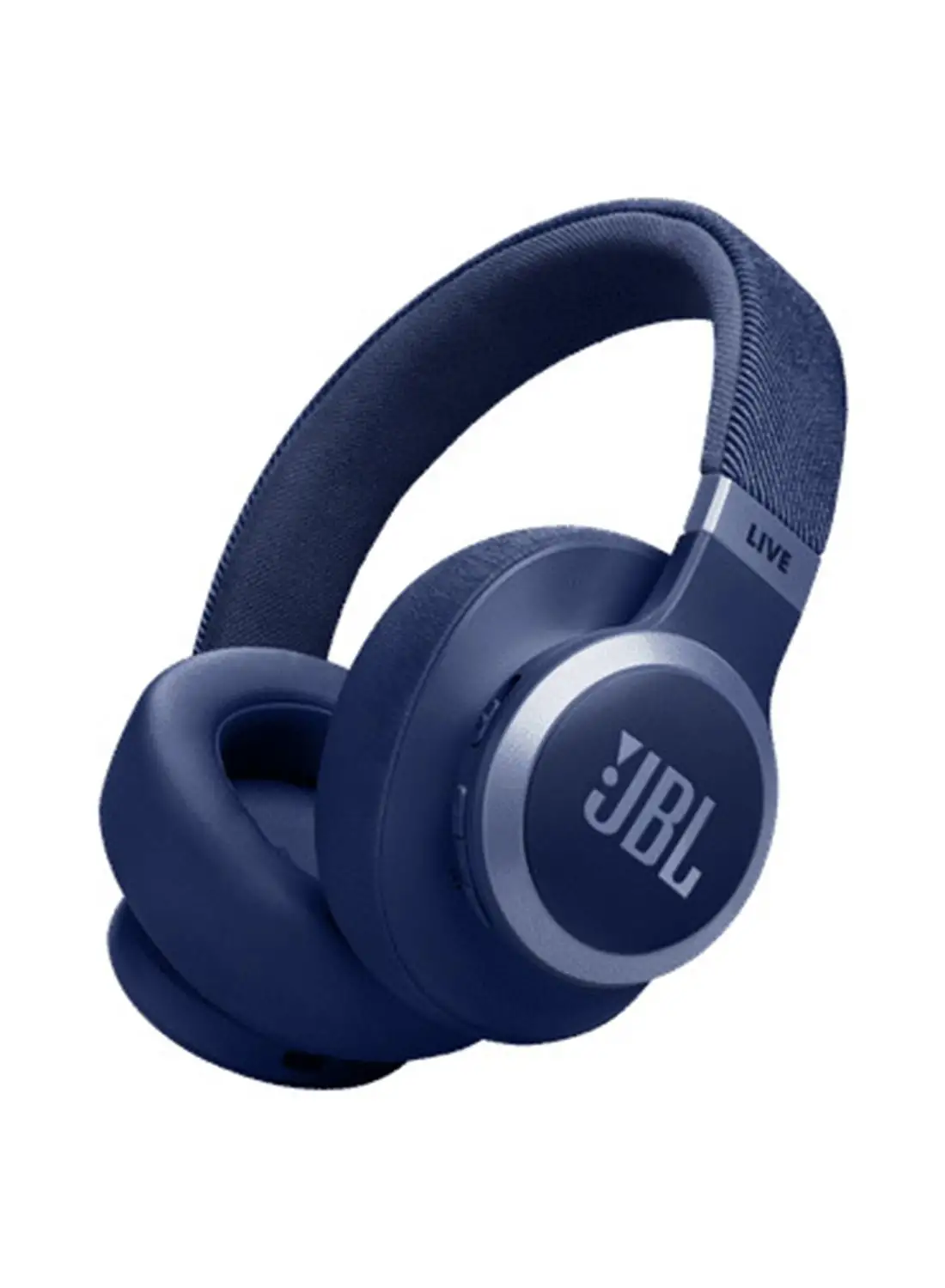 سماعات الرأس JBL Live 770 NC اللاسلكية فوق الأذن مع تقنية إلغاء الضوضاء التكيفية الحقيقية باللون الأزرق