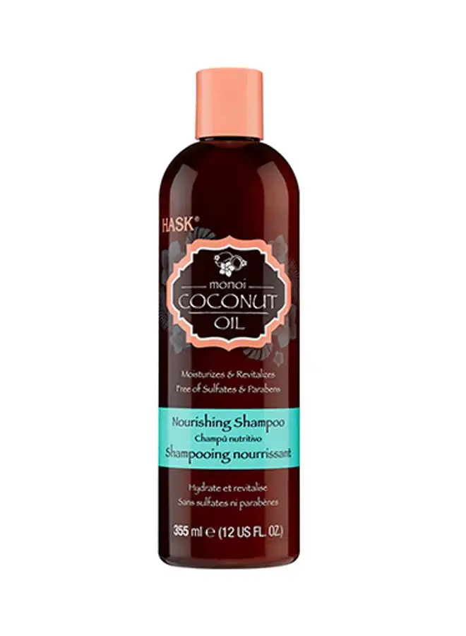 HASK Monoi Coconut Oil Hair Nourishing Shampoo 355ml