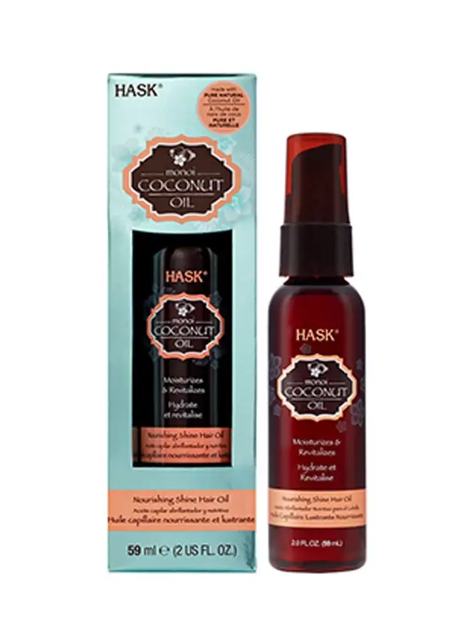 HASK Monoi Coconut Oil Nourishing Shine Hair Oil 59ml