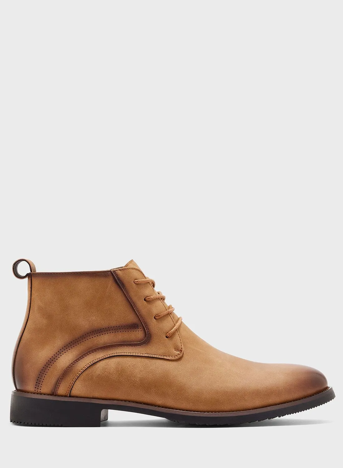 Robert Wood Casual Lace Up Welted Boots