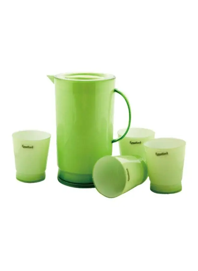 Royalford 4-Piece Glass With Water Jug Assorted Color