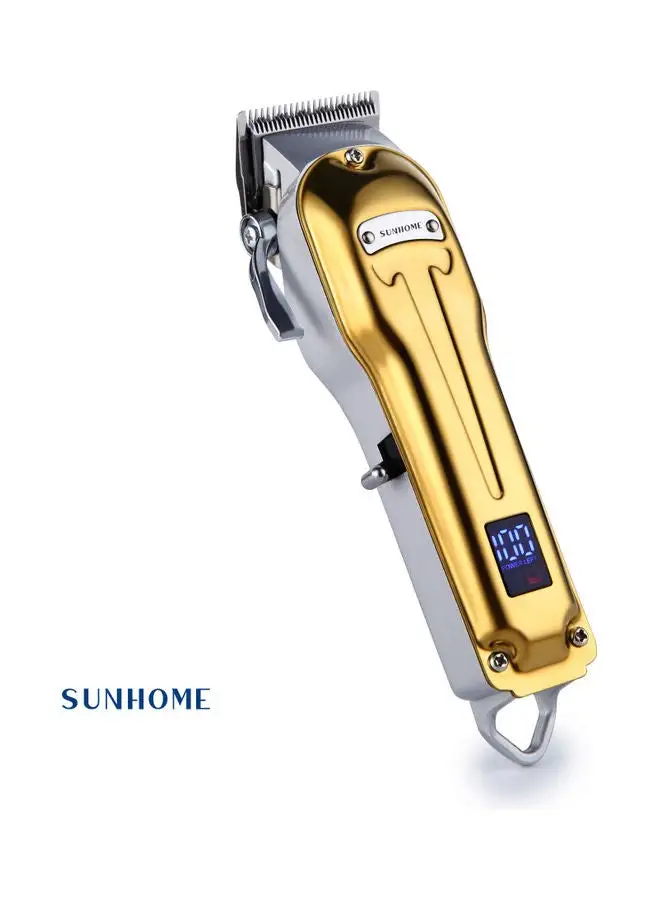 Sunhome Professional Rechargeable Electric Hair Clipper Gold/Silver