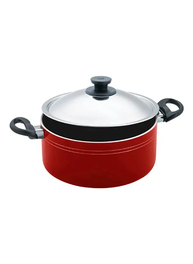 pigeon Non-Stick Biriyani Pot Red/Black/Silver