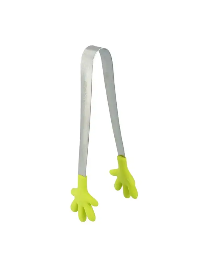 Royalford Silicone Food Tong Green/Silver 22.8x5x3cm