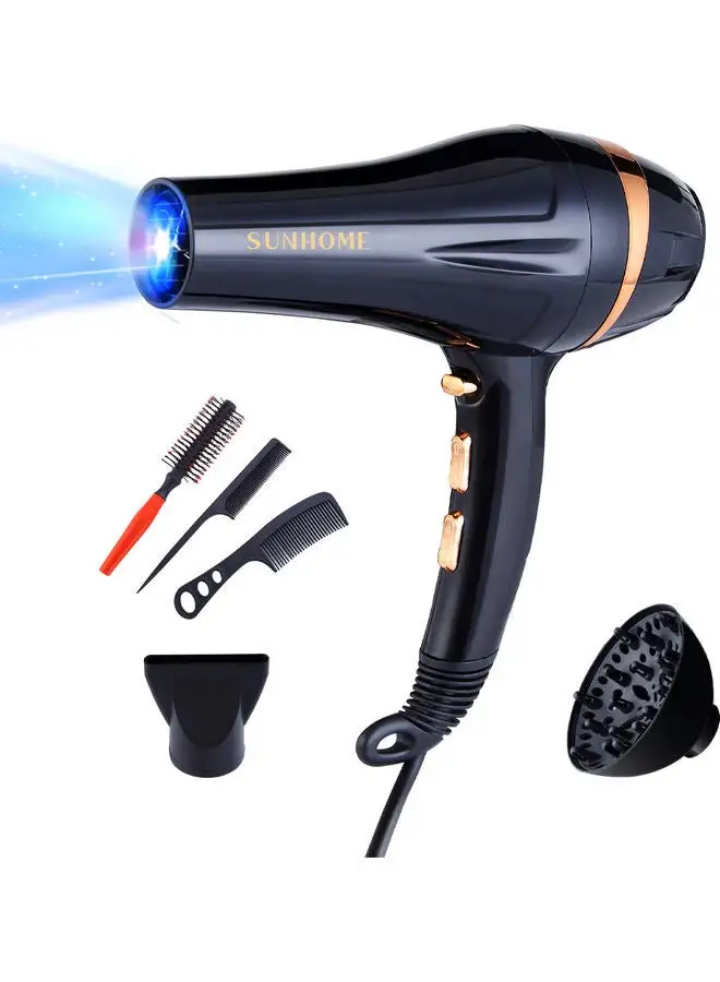 Sunhome Professional Hair Dryer Black 28x24x9cm