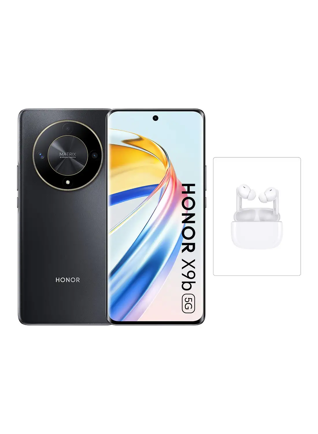 Honor X9B Dual SIM 5G Midnight Black 12GB RAM 256GB With FREE Earbuds - Middle East Version
