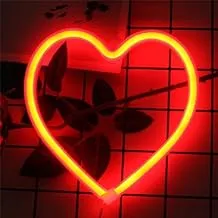 BPA Heart Neon Light, Love, Valentine, Romantic, red, LED, 30x30 cm