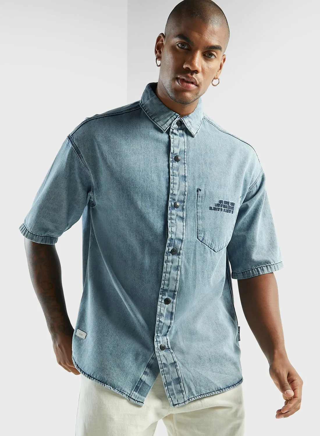 izzue Washed Denim Shirt