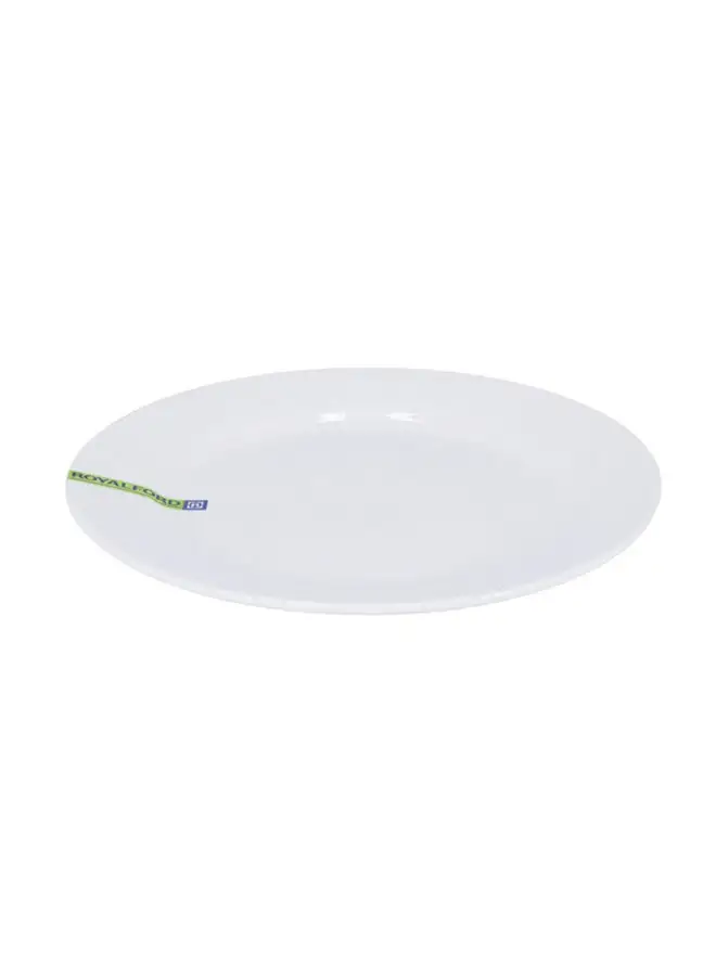 Royalford Magnesia Flat Plate White 8inch