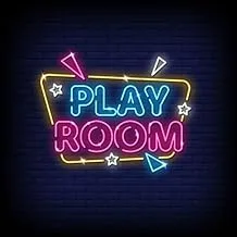غرفة اللعب BPA ضوء النيون، غرفة الألعاب، قاعة الألعاب، متعددة الألوان، LED، 90x75 سم