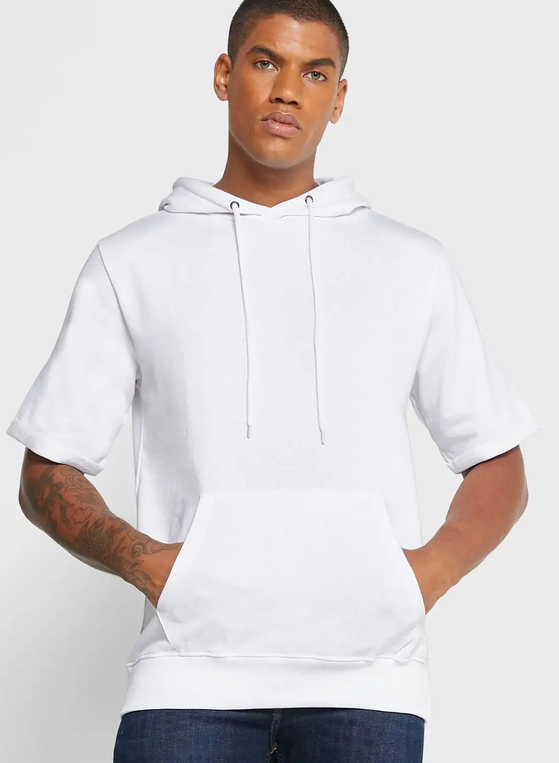 Seventy Five Basics Short Sleeve Hoodie