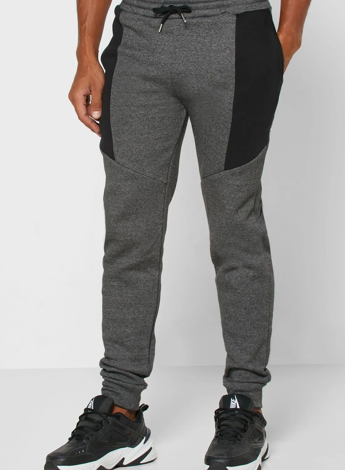 Seventy Five Colourblock Paneled Joggers