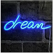 BPA Dream Neon Light، غرفة الأطفال، غرفة الدراسة، أزرق، LED، 50x25 سم