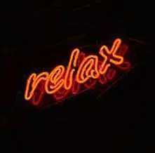 BPA Relax Neon Light, Yoga Club, Massage, Relaxation, Orange, LED, 45x25 cm