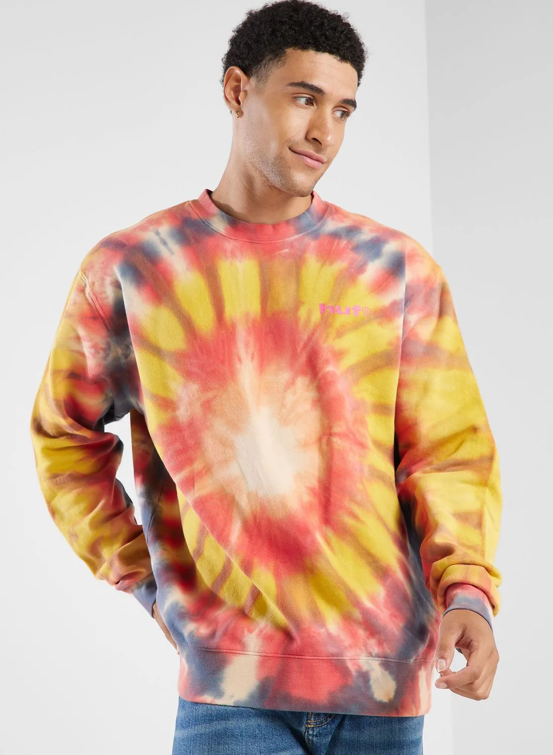 HUF Dye Guy Printed Sweatshirts