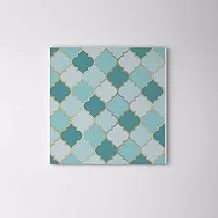 لوحة فنية جدارية من القماش من bpa Tile Interfacing In Colors - مقاس 50 × 50 سم