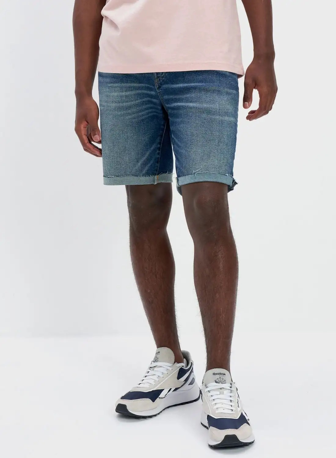 American Eagle Mid Wash Denim Shorts