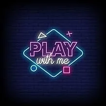 BPA Play with Me Neon Light، غرفة الألعاب، غرفة الأطفال، متعددة الألوان، LED، 50x50 سم