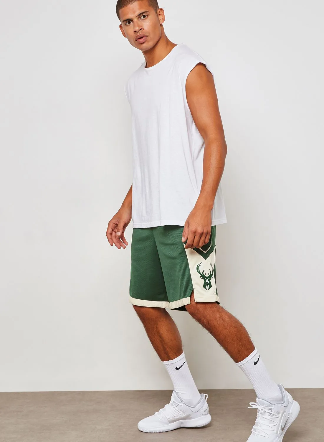 Nike Milwaukee Bucks Swingman Road Shorts