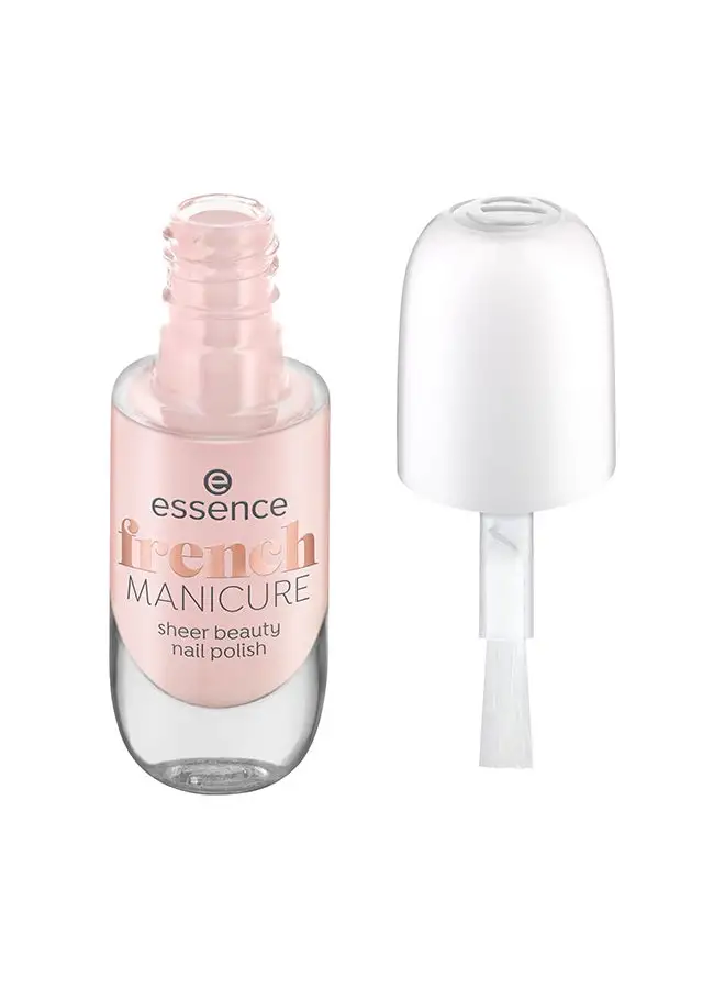 Essence French Manicure Sheer Beauty Nail Polish 01 Peach Please!