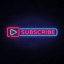 BPA Subscribe Neon Light, Social Media, Youtube Channel, Follow, Multicolour, LED, 90x25 cm