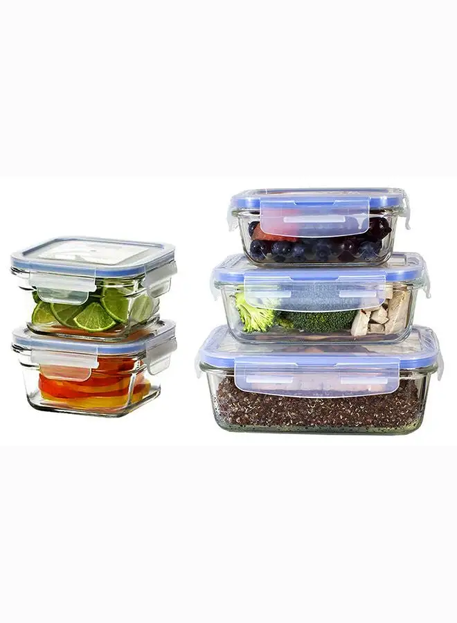 Feelings 5-Piece Glass Food Storage Container Set