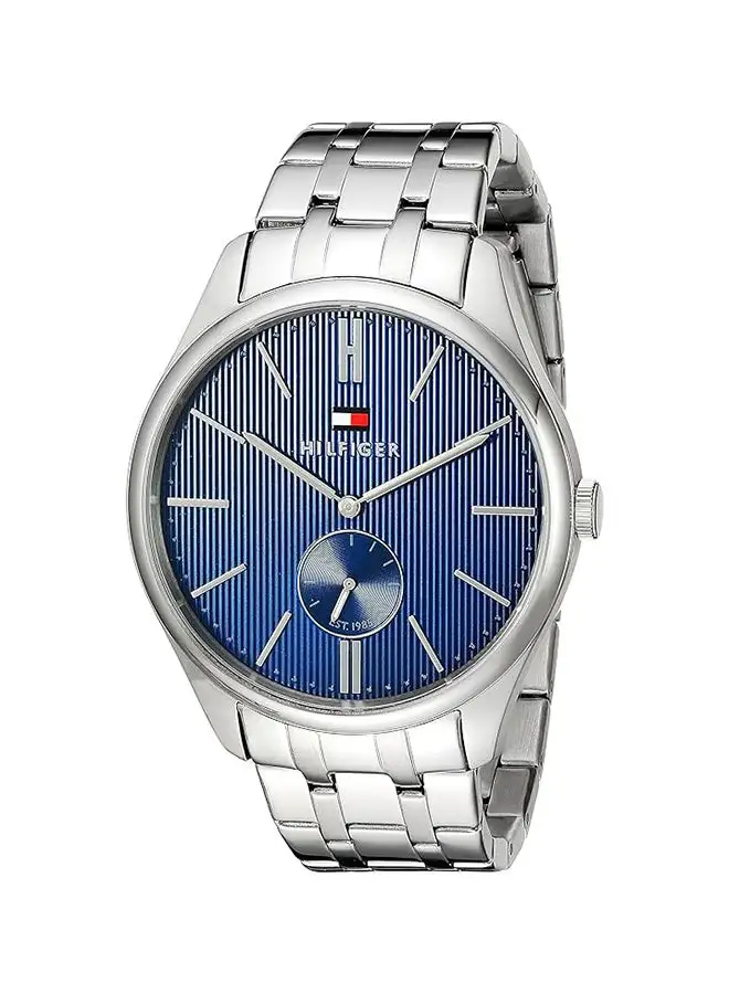 TOMMY HILFIGER Men's Analog Round Shape Stainless Steel Wrist Watch 1791171 - 44 Mm