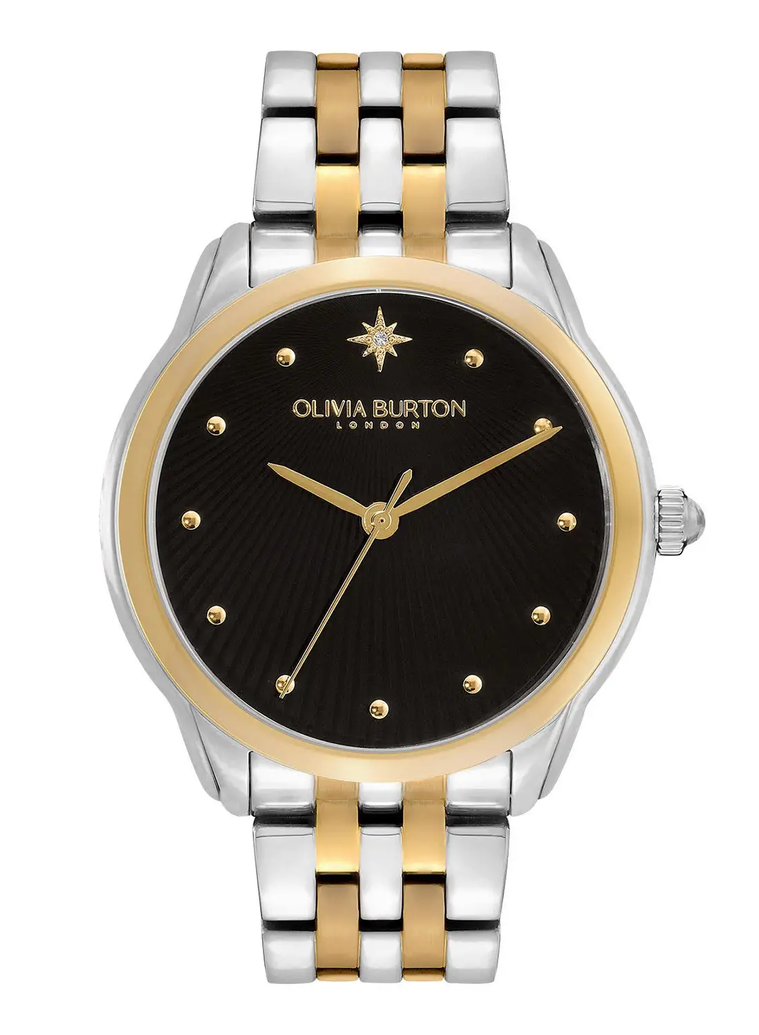 OLIVIA BURTON Women's Analog Round Shape Stainless Steel Wrist Watch 24000049 - 36 Mm