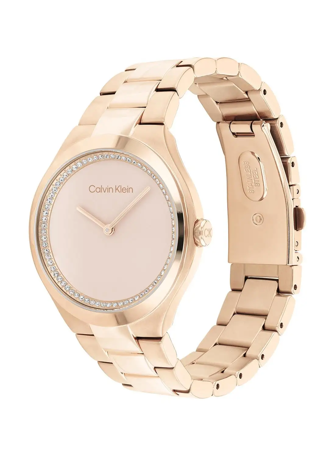 CALVIN KLEIN Women's Analog Round Shape Stainless Steel Wrist Watch 25200368 - 36 Mm