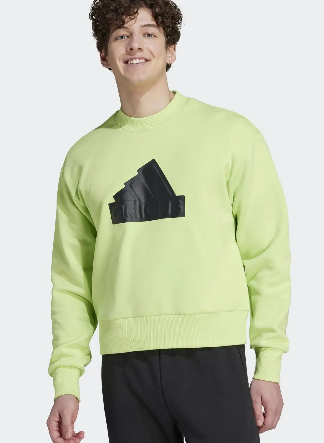 Adidas Future Icons Badge Of Sport Crew Sweatshirt