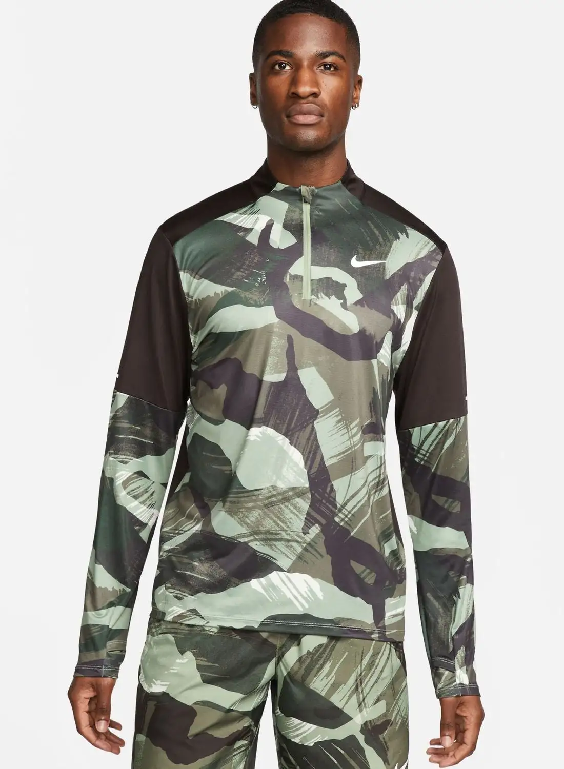 Nike Dri-Fit Element Camo Sweatshirt